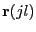 $ \mathbf{r}(jl)$