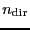$ n_{\mathrm{dir}}$